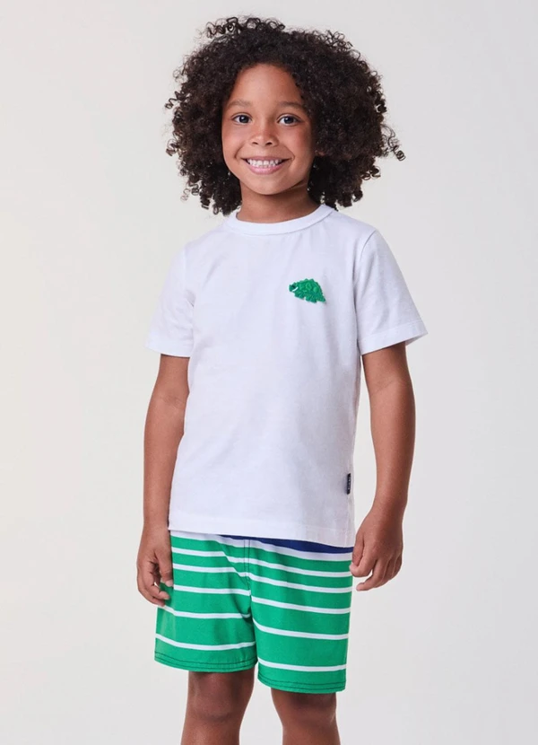 Bimbi - Conjunto de Dinossauro Listrado Verde 1