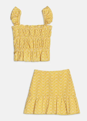 Authoria - Conjunto de Laise  Amarelo - AUTHORIA
