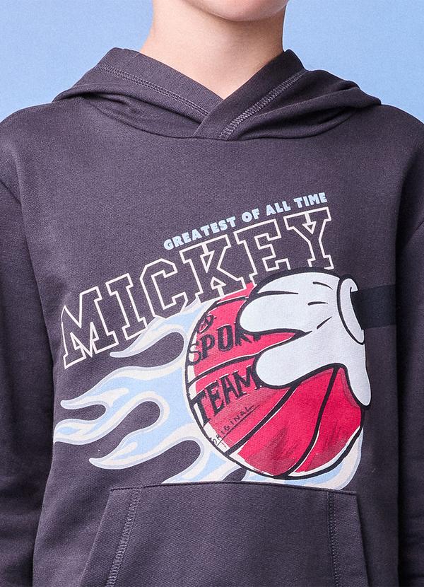 Youccie - Conjunto de Moletom Grafite do Mickey Cinza 6