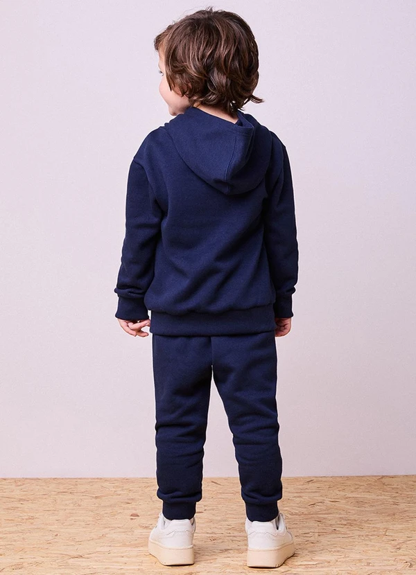 Youccie - Conjunto de Moletom Peluciado Marinho 2