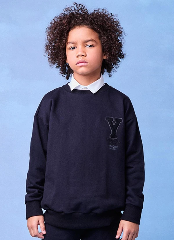 Youccie - Conjunto de Moletom Preto Preto 3