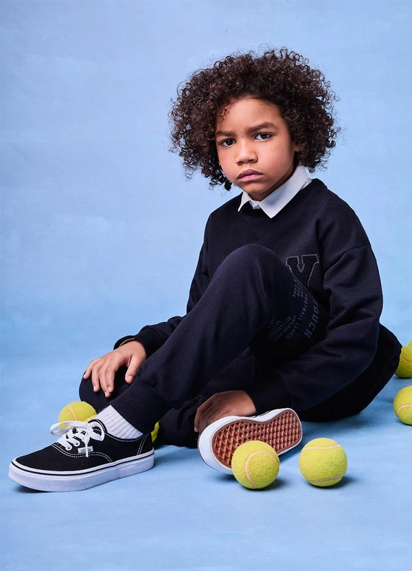 Youccie - Conjunto de Moletom Preto Preto 5