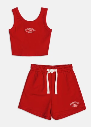 Authoria - Conjunto de Moletom  Vermelho - AUTHORIA