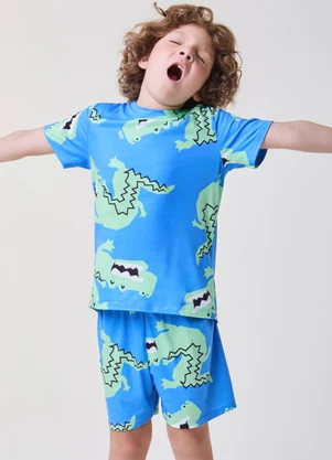 Bimbi - Conjunto de Pijama dos Dinos Azul - BIMBI
