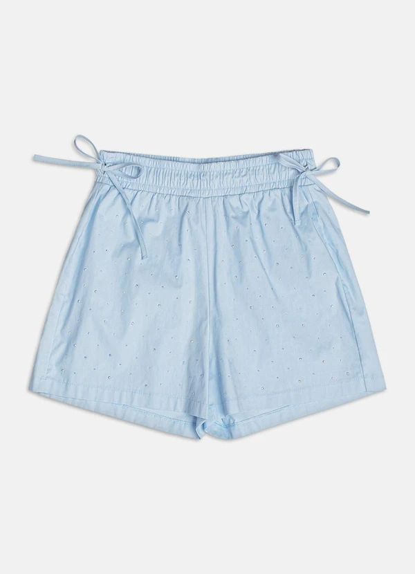 Authoria - Conjunto de Tecido com Amarração Azul 4