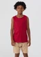 Vida Costeira - Conjunto de Verão Regata e Shorts Skate Branco - variação: Bordo