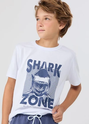 Vida Costeira - Conjunto de Verão Shark Zone Branco - VIDA COSTEIRA