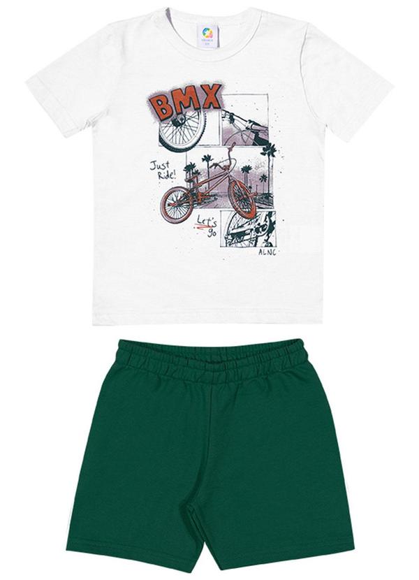 Alenice - Conjunto Dias de Bike Menino Branco 1