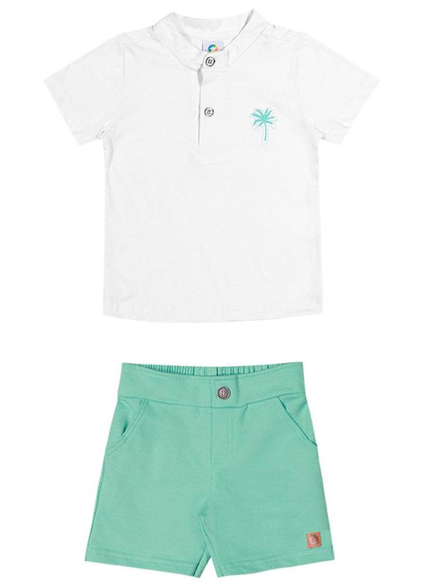 Alenice - Conjunto Dias de Verão Menino Branco