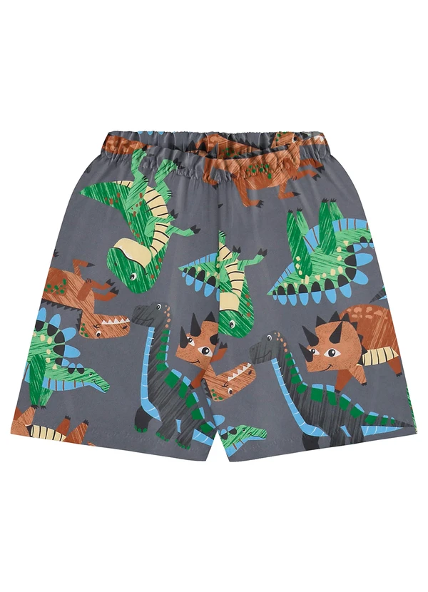 Bee Loop - Conjunto Dino Camiseta Bermuda Azul 5