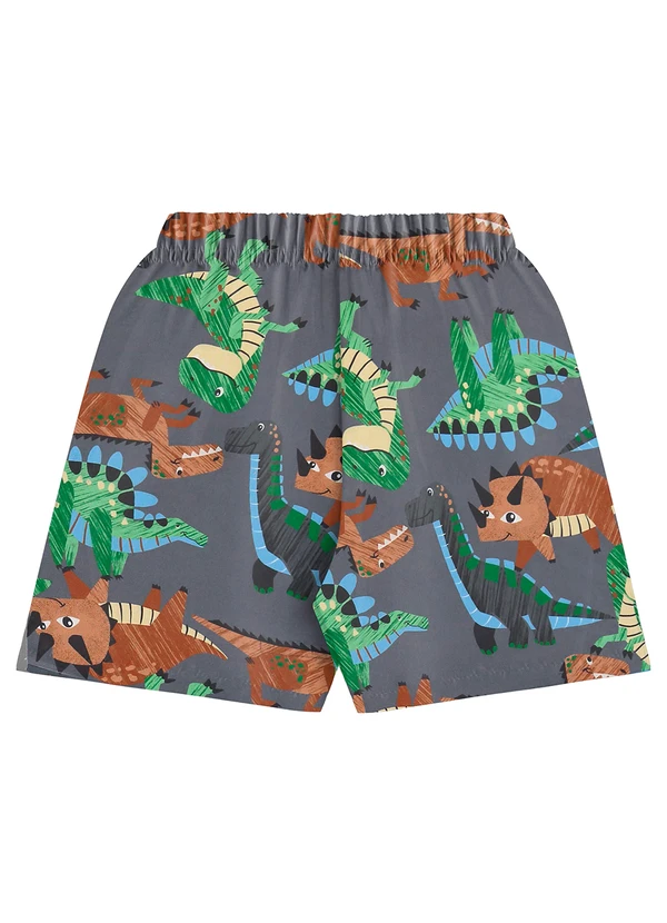 Bee Loop - Conjunto Dino Camiseta Bermuda Azul 6