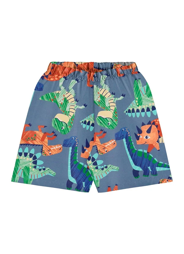 Bee Loop - Conjunto Dino Camiseta Bermuda Bege 4