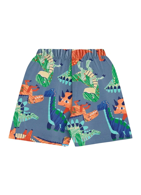 Bee Loop - Conjunto Dino Camiseta Bermuda Bege 7