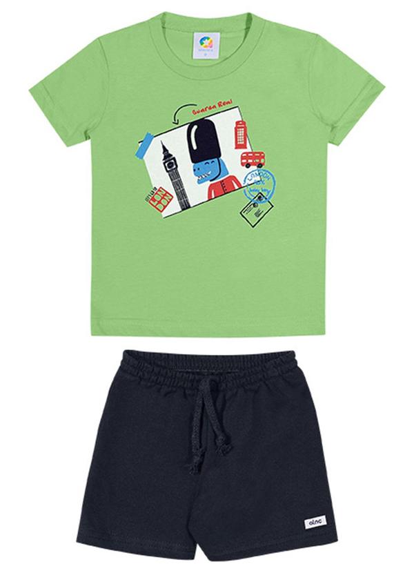 Alenice - Conjunto Dino em Londres Menino Verde 2