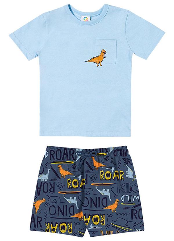 Alenice - Conjunto Dino Meu Amigo Menino Azul