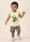 Malwee Kids - Conjunto Selvagem & Veloz Terracota - variação: Amarelo Claro