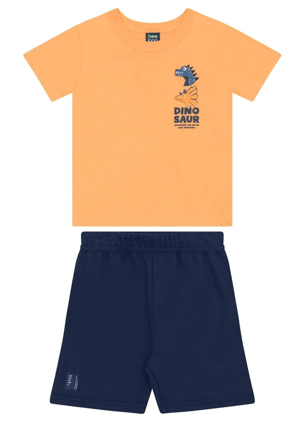 Bee Loop - Conjunto Dinosaur para Menino Bee Loop Laranja