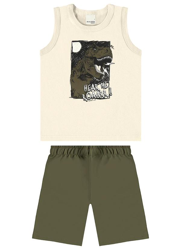 Malwee Kids - Conjunto Dinossauro Off White 1