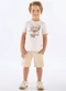Up Baby - Conjunto Diver Boy Camiseta Bermuda Branco - variação: Branco