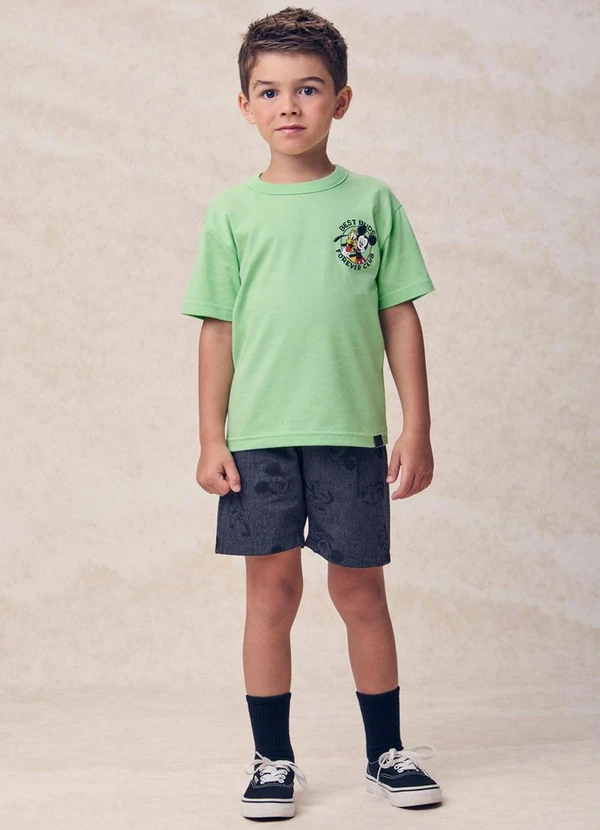 Youccie - Conjunto do Mickey e Pluto Verde 3