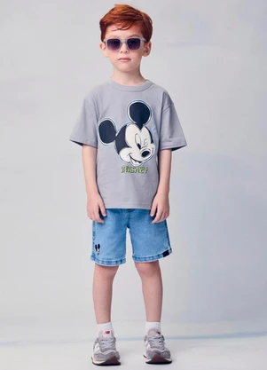 Youccie - Conjunto do Mickey Mouse Cinza - YOUCCIE