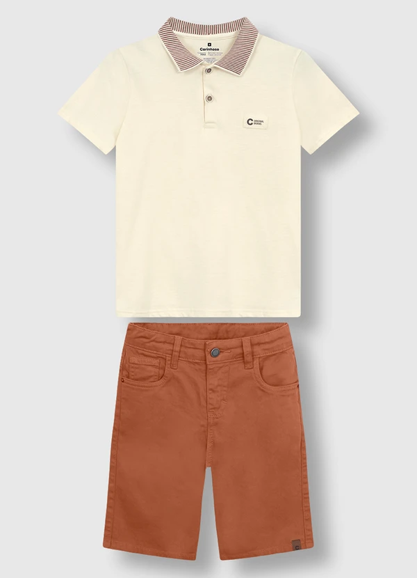 Carinhoso - Conjunto em Algodão Pima Branco