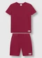Carinhoso - Conjunto em Malha Texturizada Verde - variação: Vermelho