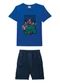 Malwee Kids - Conjunto em Moletinho The Avengers® Azul Royal - variação: Azul Royal