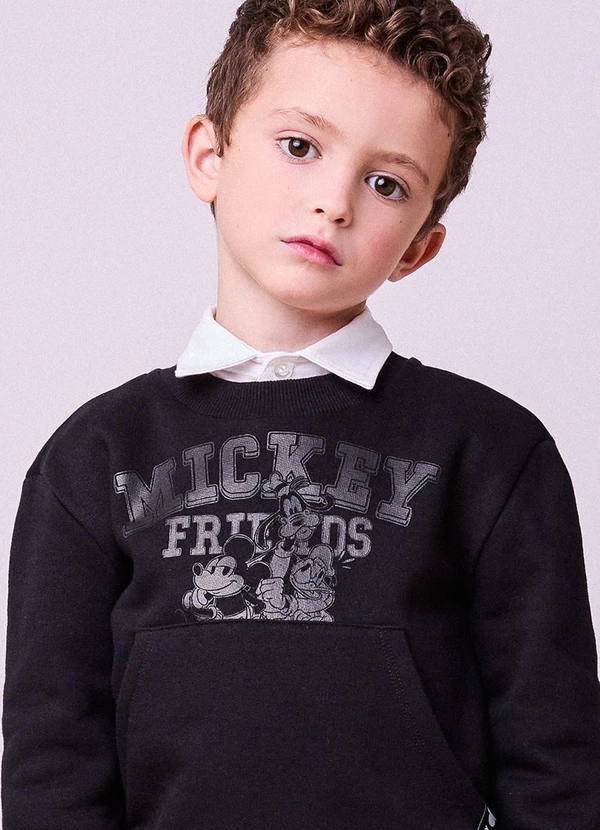 Youccie - Conjunto em Moletom da Disney Preto 1