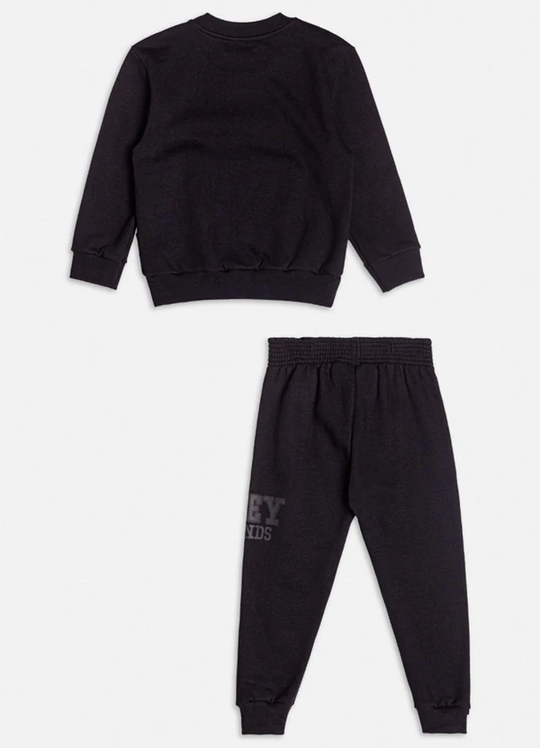 Youccie - Conjunto em Moletom da Disney Preto 6