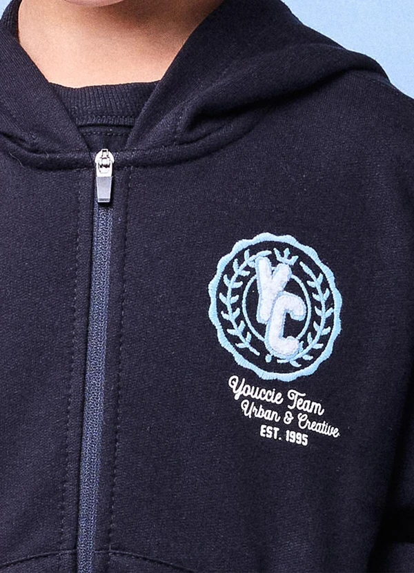 Youccie - Conjunto em Moletom Preto Preto 3