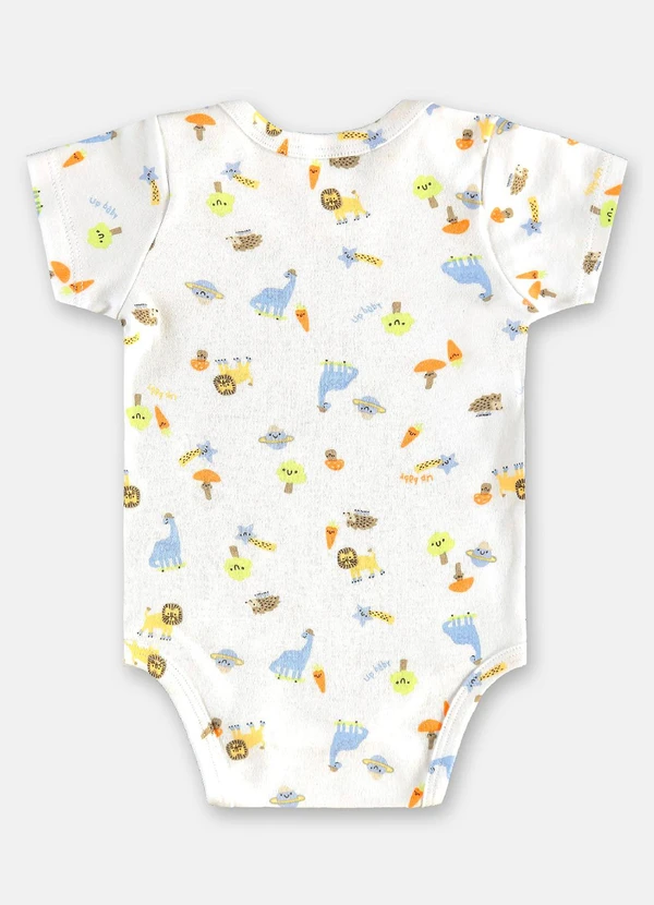 Up Baby - Conjunto em Suedine Bebê Menina Branco 3