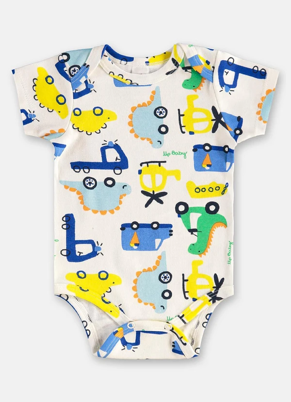 Up Baby - Conjunto em Suedine Bebê Menina Branco 2