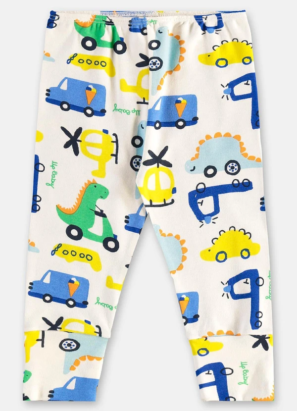 Up Baby - Conjunto em Suedine Bebê Menina Branco 4