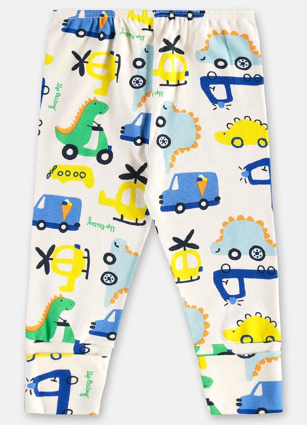 Up Baby - Conjunto em Suedine Bebê Menina Branco 5