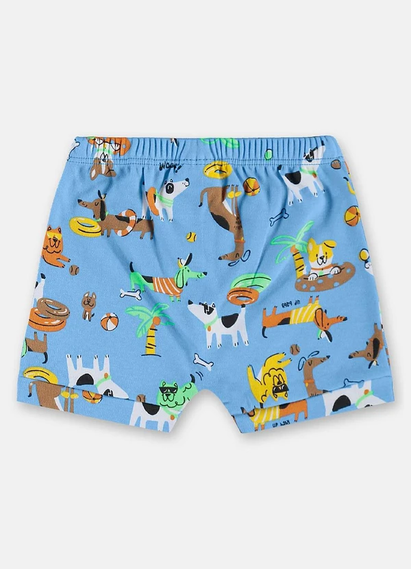 Up Baby - Conjunto em Suedine para Bebê Menino Azul 5