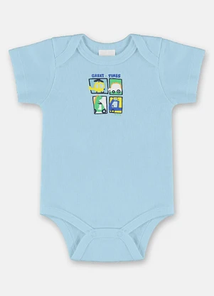 Up Baby - Conjunto em Suedine para Bebê Menino Azul - UP BABY