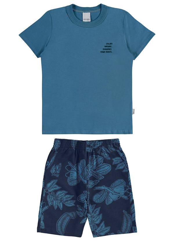 Malwee Kids - Conjunto Embrace Your Roots Azul Petróleo