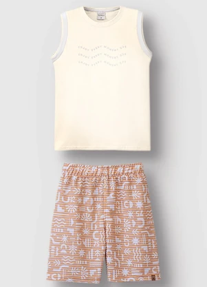 Carinhoso - Conjunto Enjoy Every Moment Off White - CARINHOSO