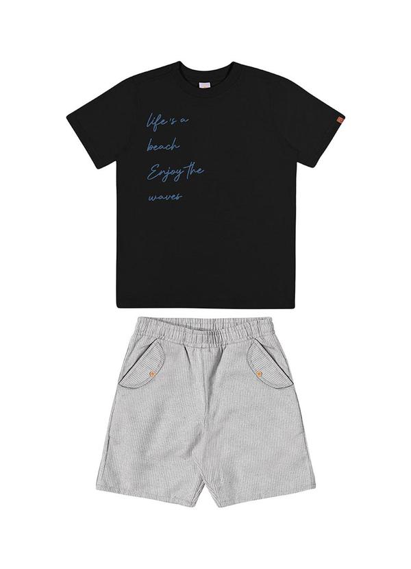 Alenice - Conjunto Enjoy The Waves Menino Preto 2