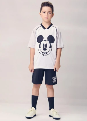 Youccie - Conjunto Esportivo Infantil do Mickey Branco - YOUCCIE