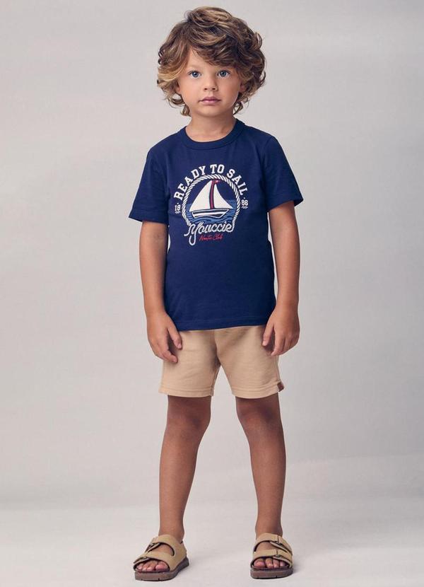 Youccie - Conjunto Estampa Navy Marinho