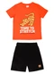 Tink Bink - Conjunto Estampa Tigre e Bermuda Laranja - variação: Laranja