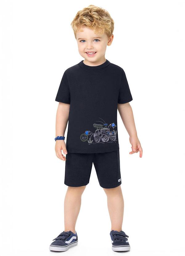 Alenice - Conjunto Estampado Carro Menino Azul 1