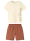 Malwee Kids - Conjunto Faster Moletom Sarjado Off White - variação: Off White