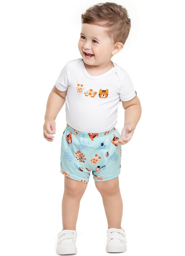 Alenice - Conjunto Filhotinhos Fofos Menino Branco