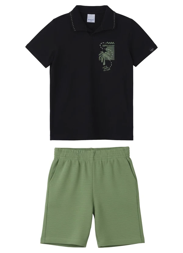 Malwee Kids - Conjunto Find Me Under The Sun Preto