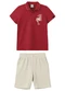Malwee Kids - Conjunto Find Me Under The Sun Vermelho - variação: Vermelho