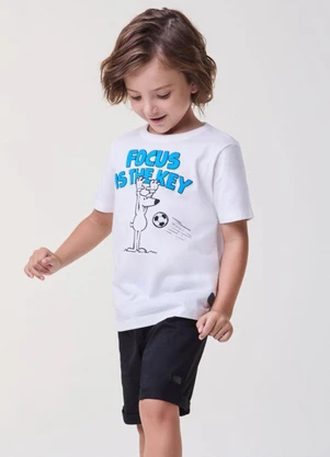 Bimbi - Conjunto Focus Is The Key Off White - BIMBI