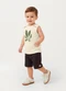 Carinhoso - Conjunto Folhagem Texturizada Off White - variação: Off White